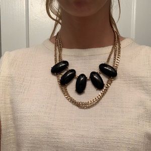 Black and gold necklace